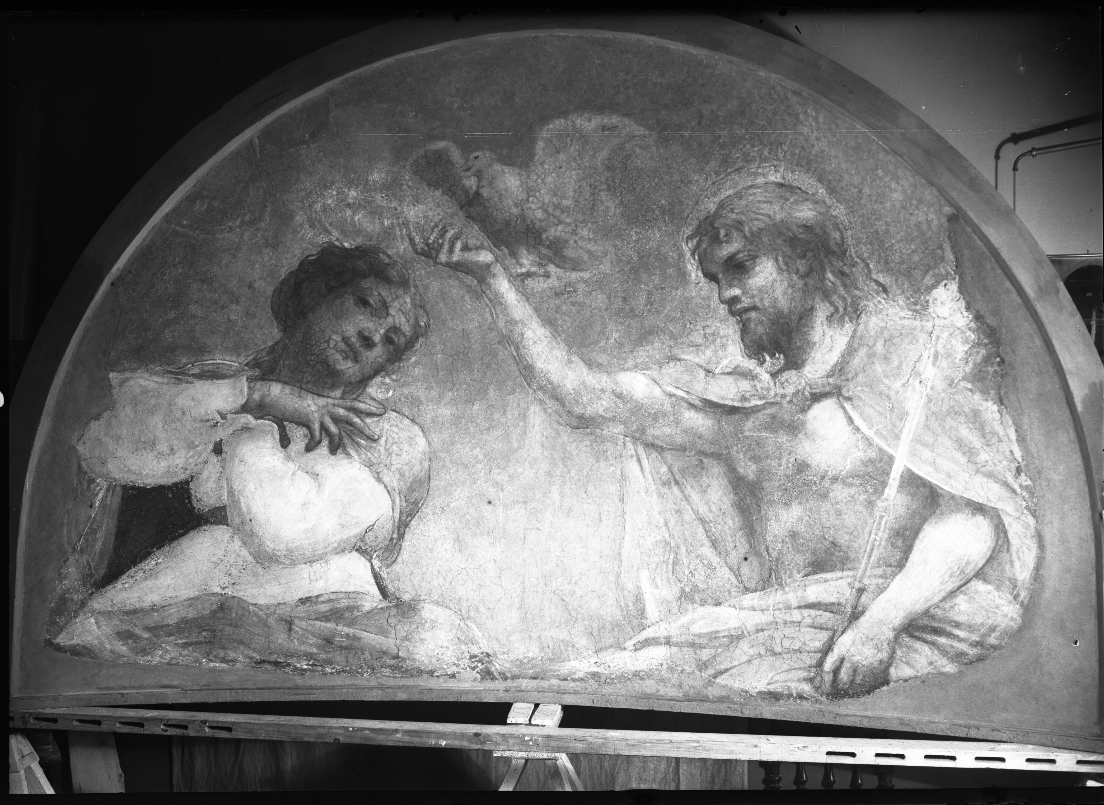 Italia - Emilia Romagna - Parma - Galleria Nazionale - Incoronazione della Vergine (negativo) di Anonimo, Allegri Antonio detto Correggio (XX)