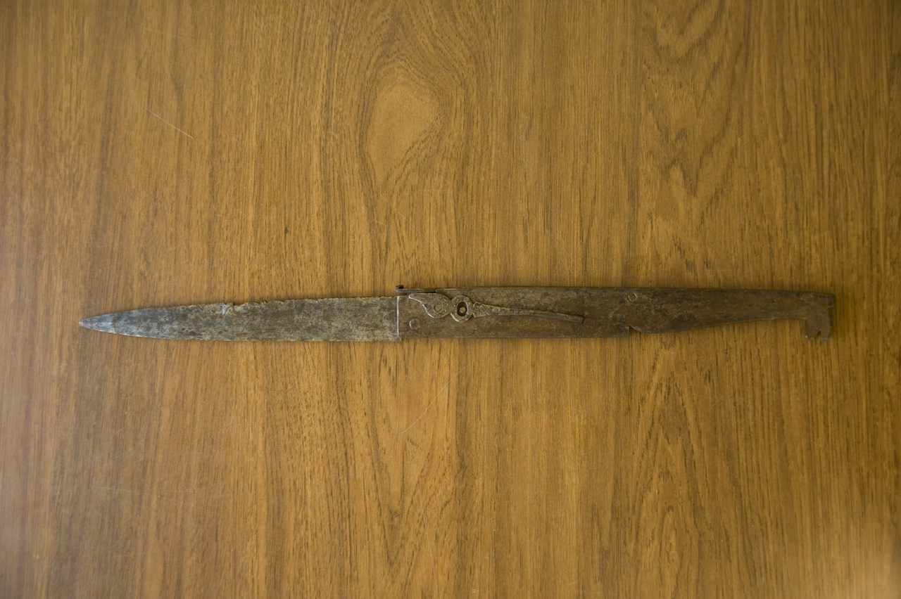 coltello a serramanico - ambito sardo (sec. XIX)