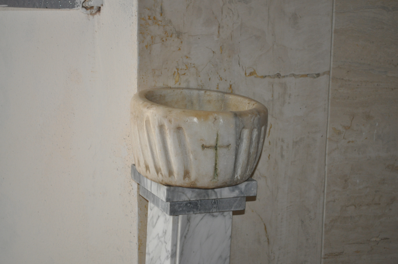 acquasantiera - ambito italiano (prima metà sec. XIX)