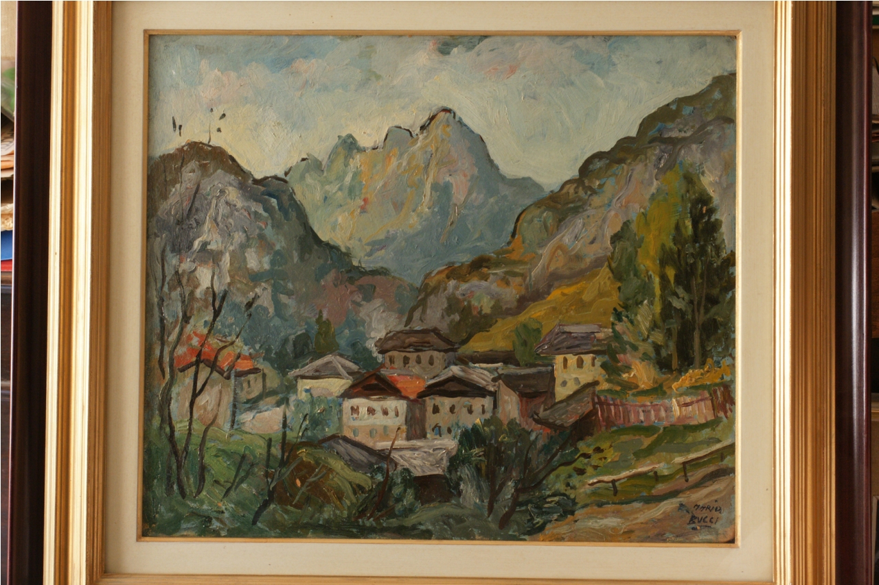 Paesaggio in montagna, paesaggio montano (dipinto)