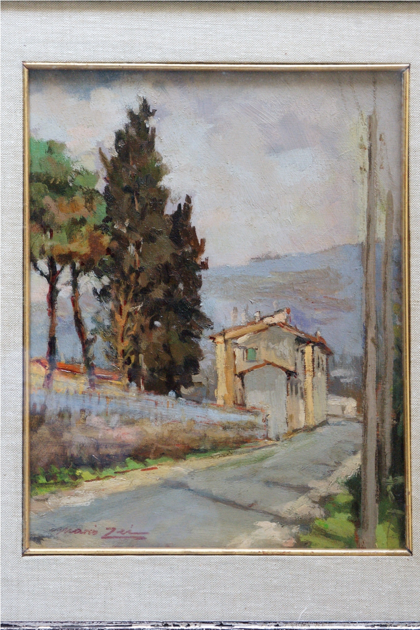Via villamagna a firenze, paesaggio (dipinto)