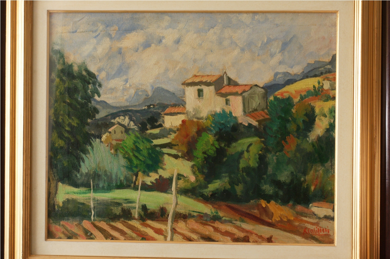 Paesaggio con casa, paesaggio rurale (dipinto)