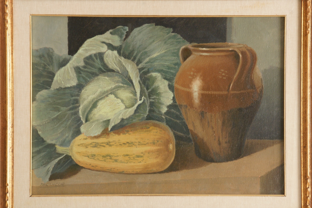 Zucca e cavolo, natura morta con zucca e cavolo (dipinto)
