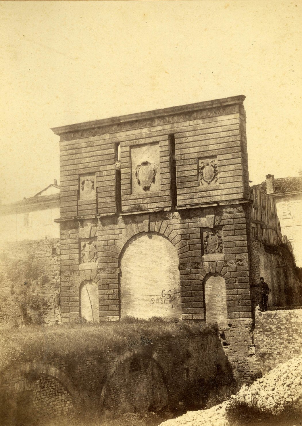 Architettura – Mura – Porte di città (positivo) di Grolli, Carlo (attribuito) (ultimo quarto XIX)