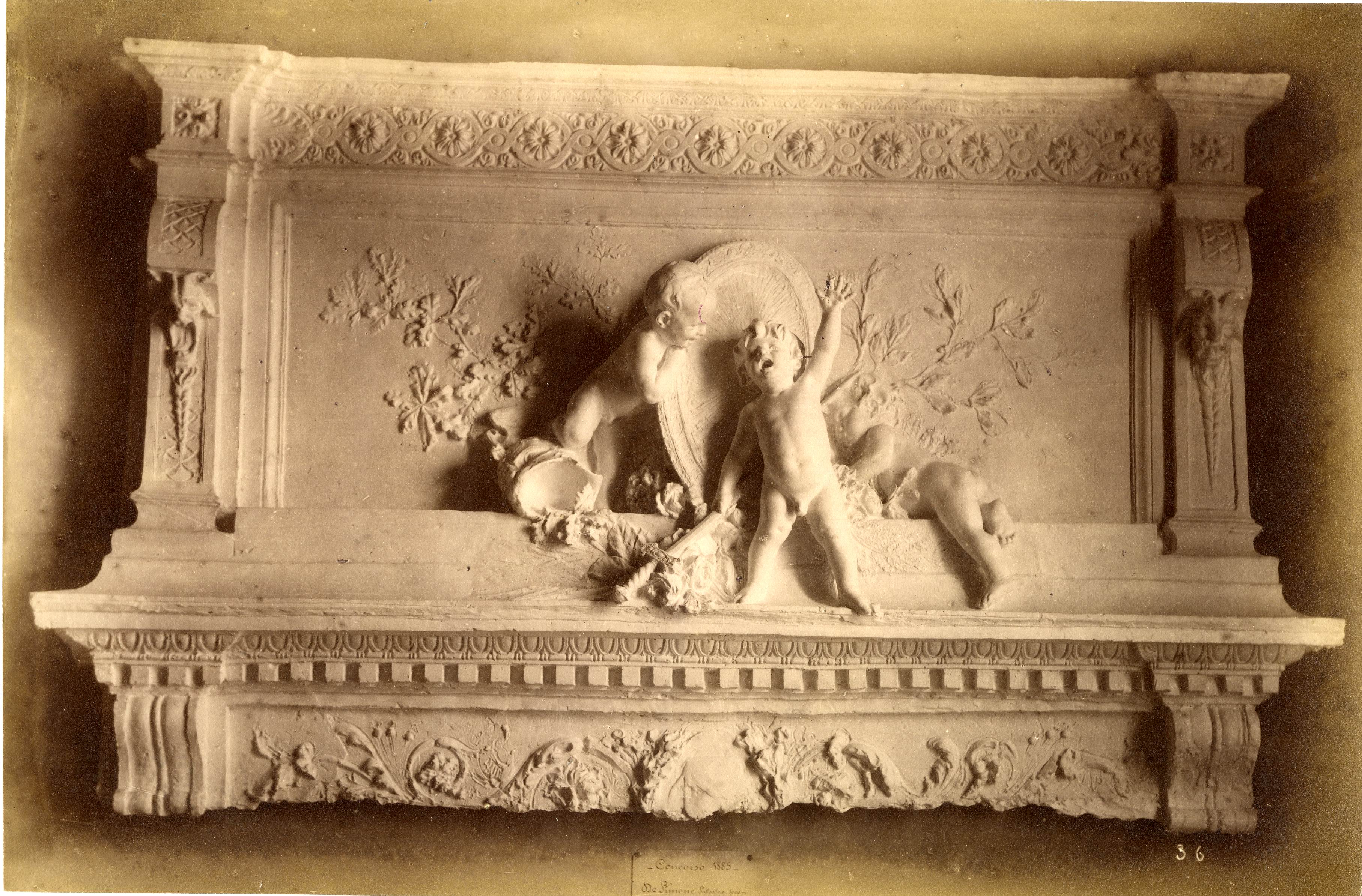 Scultura decorativa – Stucchi – Sec. 19 (positivo) di Arena, Giacomo, De Simone, Salvatore (ultimo quarto XIX)
