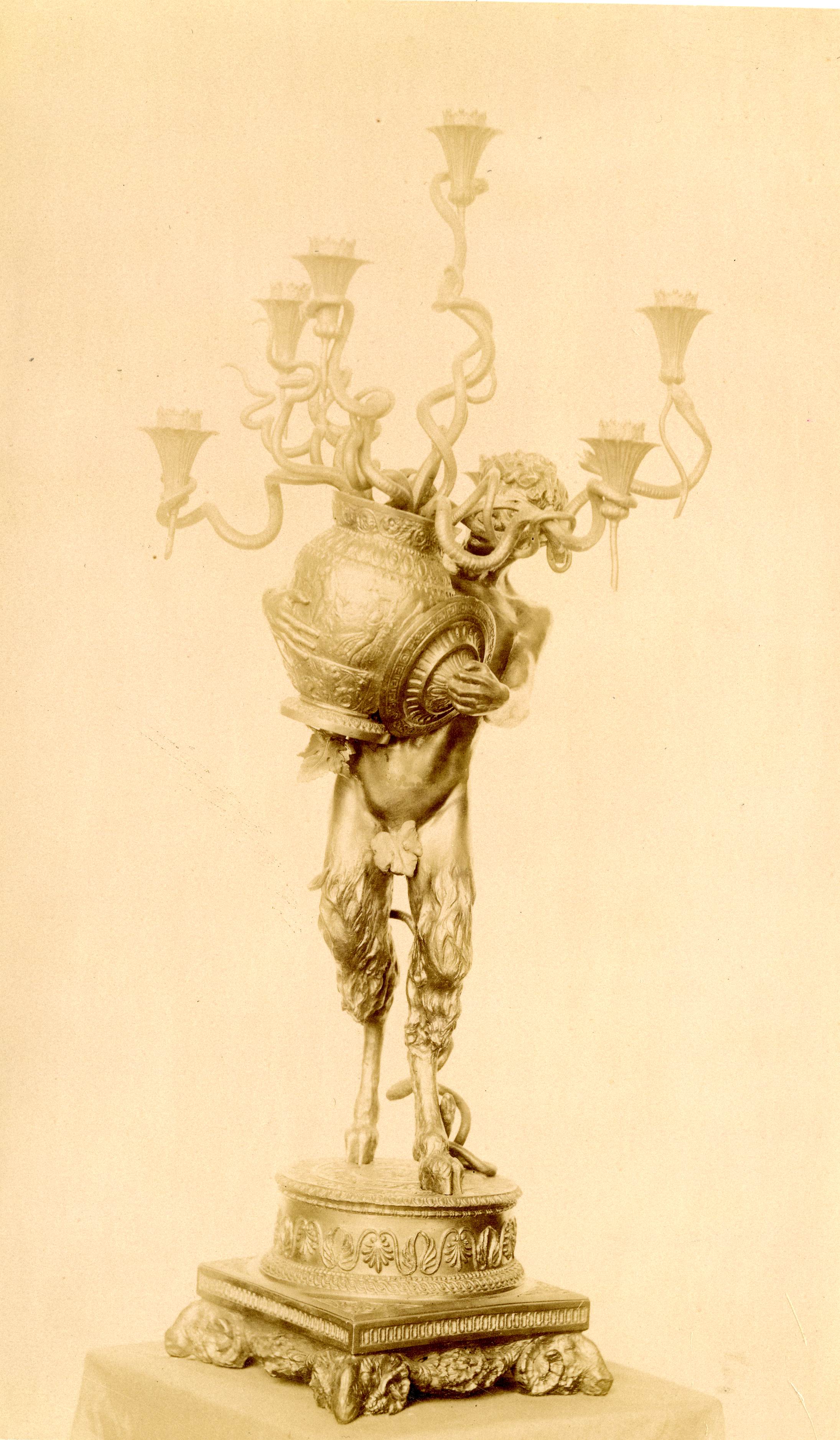 Arti decorative – Figura mitologica romana – Sec. 19 (positivo) di Anonimo, Palizzi, Filippo (ultimo quarto XIX)