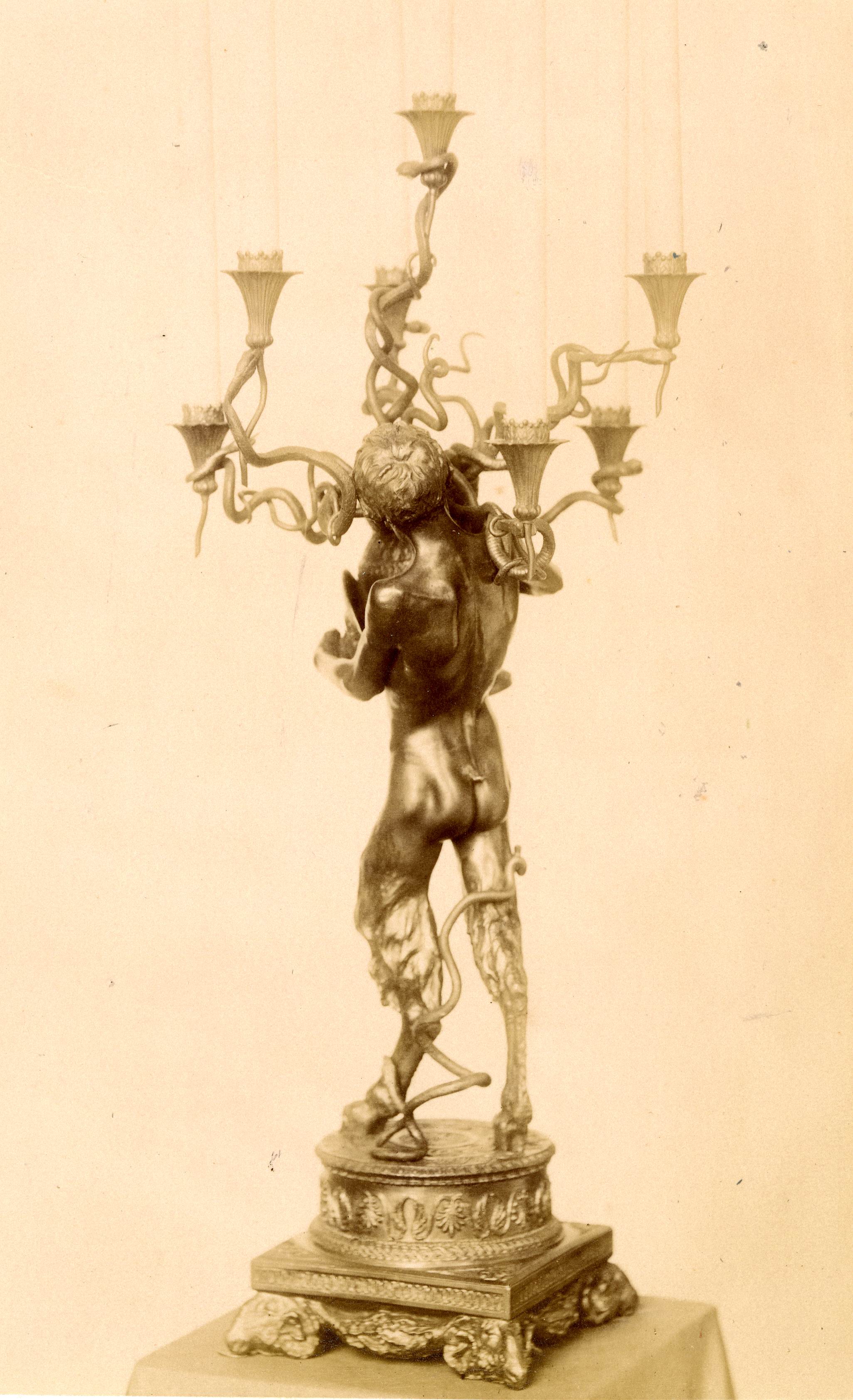 Arti decorative – Figura mitologica romana – Sec. 19 (positivo) di Anonimo, Palizzi, Filippo (ultimo quarto XIX)