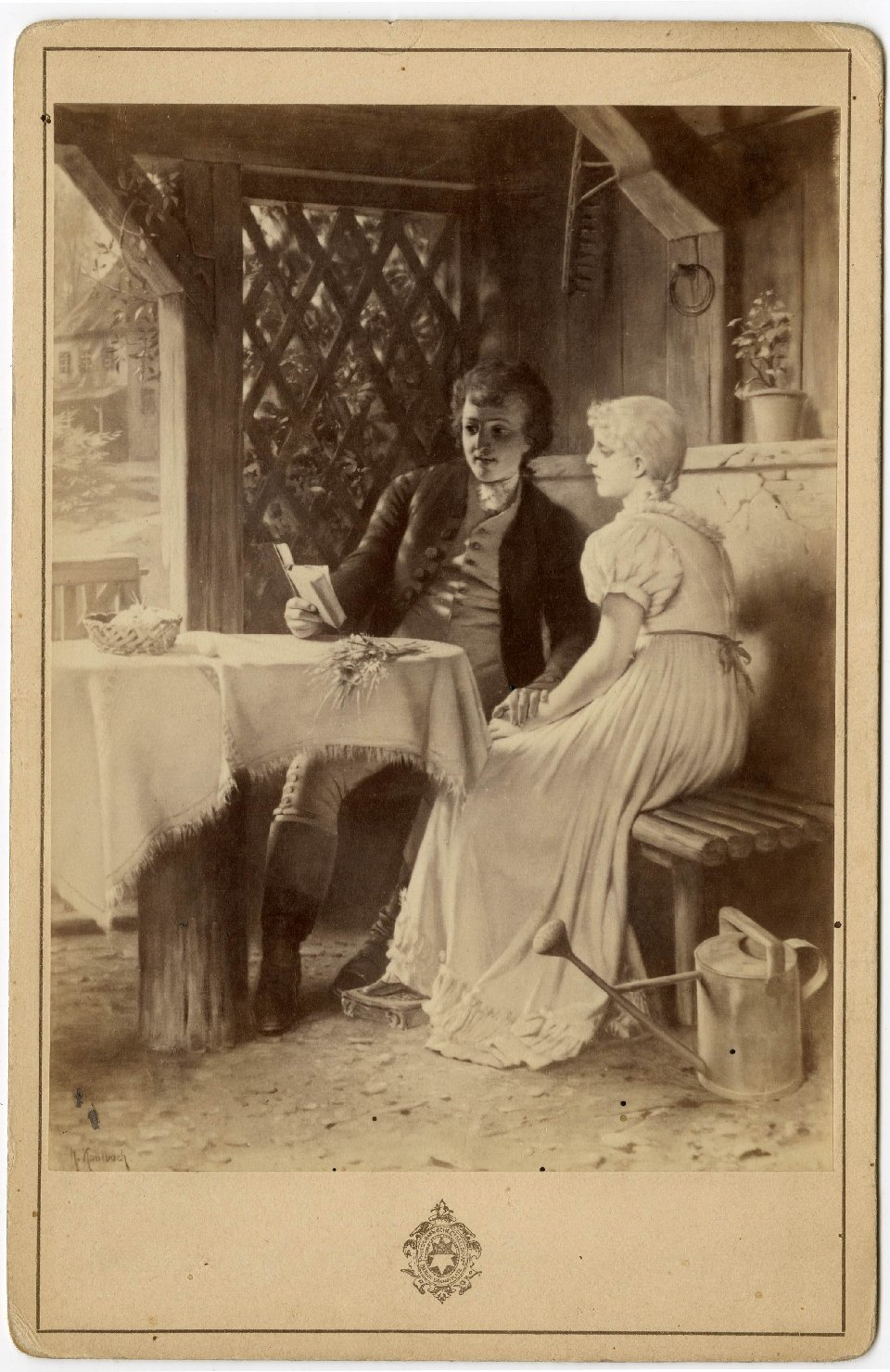 Arte – Pittura tedesca – Sec. 19 (positivo) di Photographische Gesellschaft (ditta), Kaulbach, Hermann (terzo quarto XIX)
