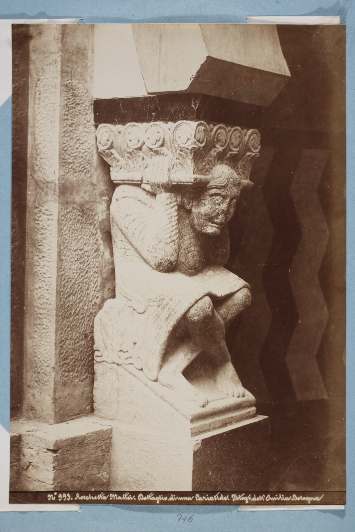 Decorazioni scultoree - Elementi architettonici - Cariatidi (positivo) di Poppi, Pietro (stabilimento) (XIX)