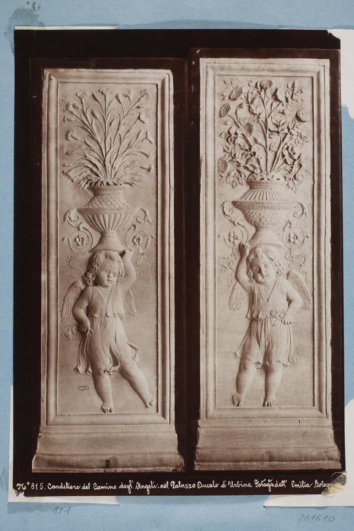 Marche - Urbino - Palazzo Ducale (positivo) di Poppi, Pietro (stabilimento), Rosselli, Domenico (XIX)