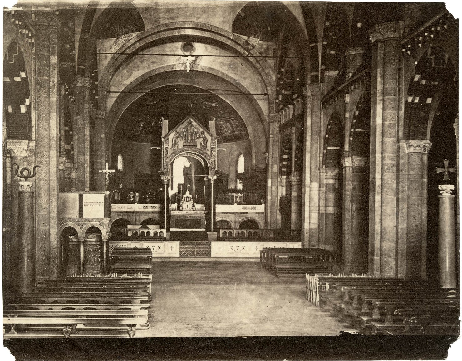 Lombardia - Milano - Basilica di S. Ambrogio (positivo) di Anonimo seconda metà sec XIX (XIX)