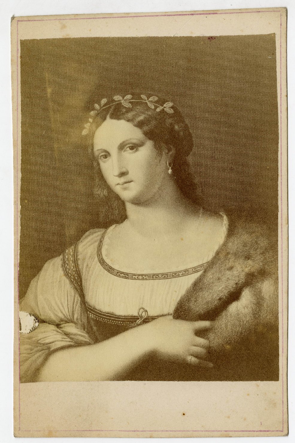 Incisori - Italia - Sec. 18.-19. - Morghen, Raffaello (positivo) di Anonimo seconda metà sec XIX, Sebastiano del Piombo, Morghen, Raffaello (attribuito) (XIX)