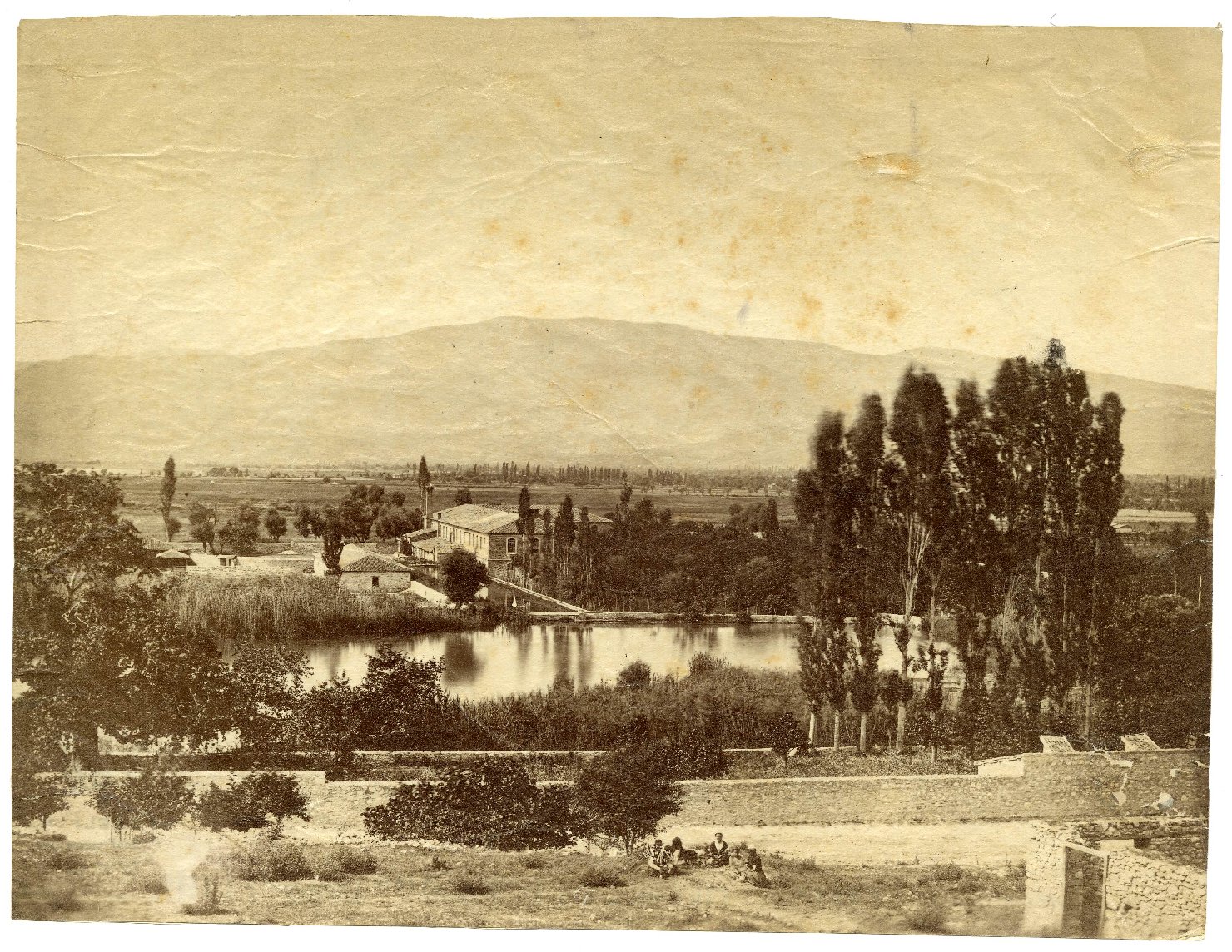 Paesaggi - Laghi - Lago di Halkapinar (positivo) di Rubellin, Edouard (XIX)