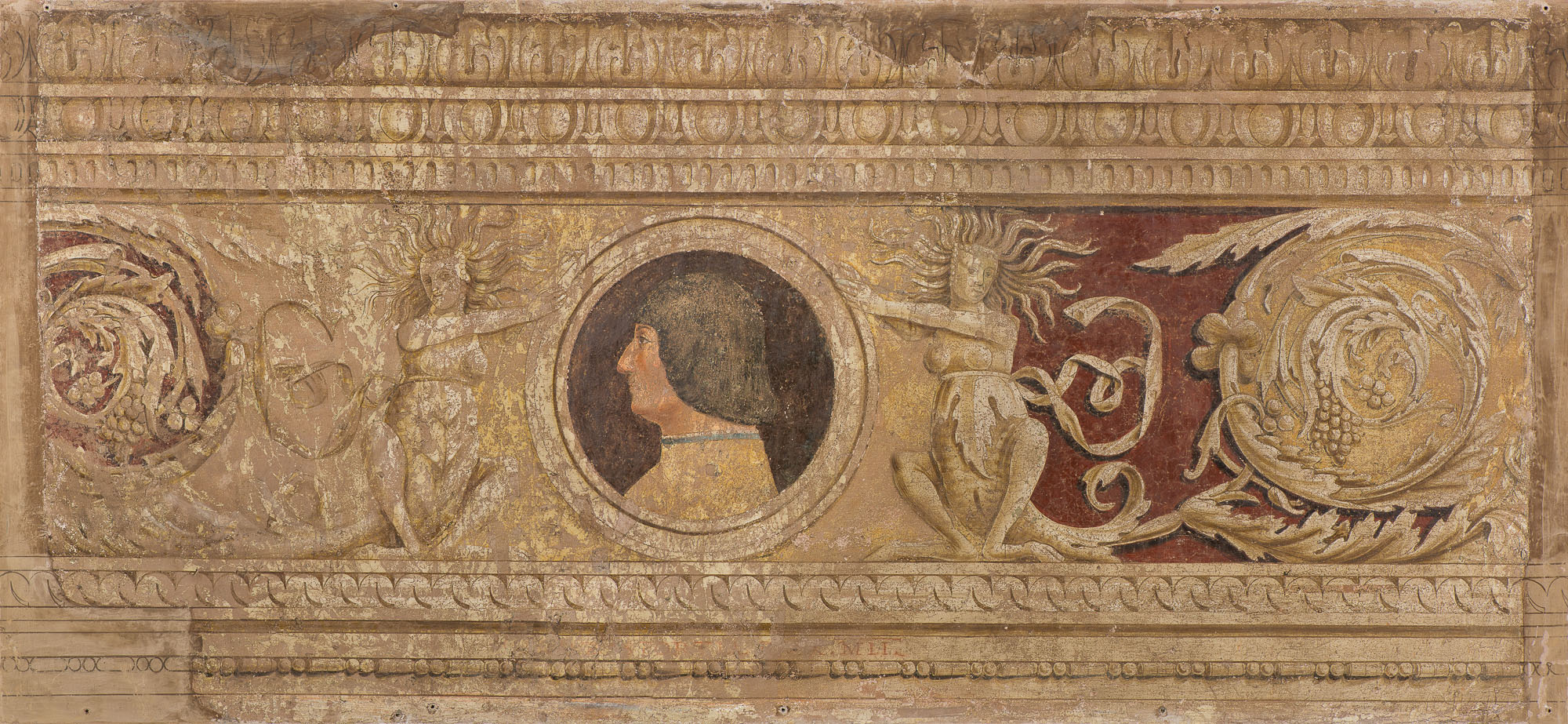 Galeazzo Maria Sforza, V Duca di Milano (dipinto - dipinto murale) di Bramante Donato (scuola) - ambito italiano (fine XV)