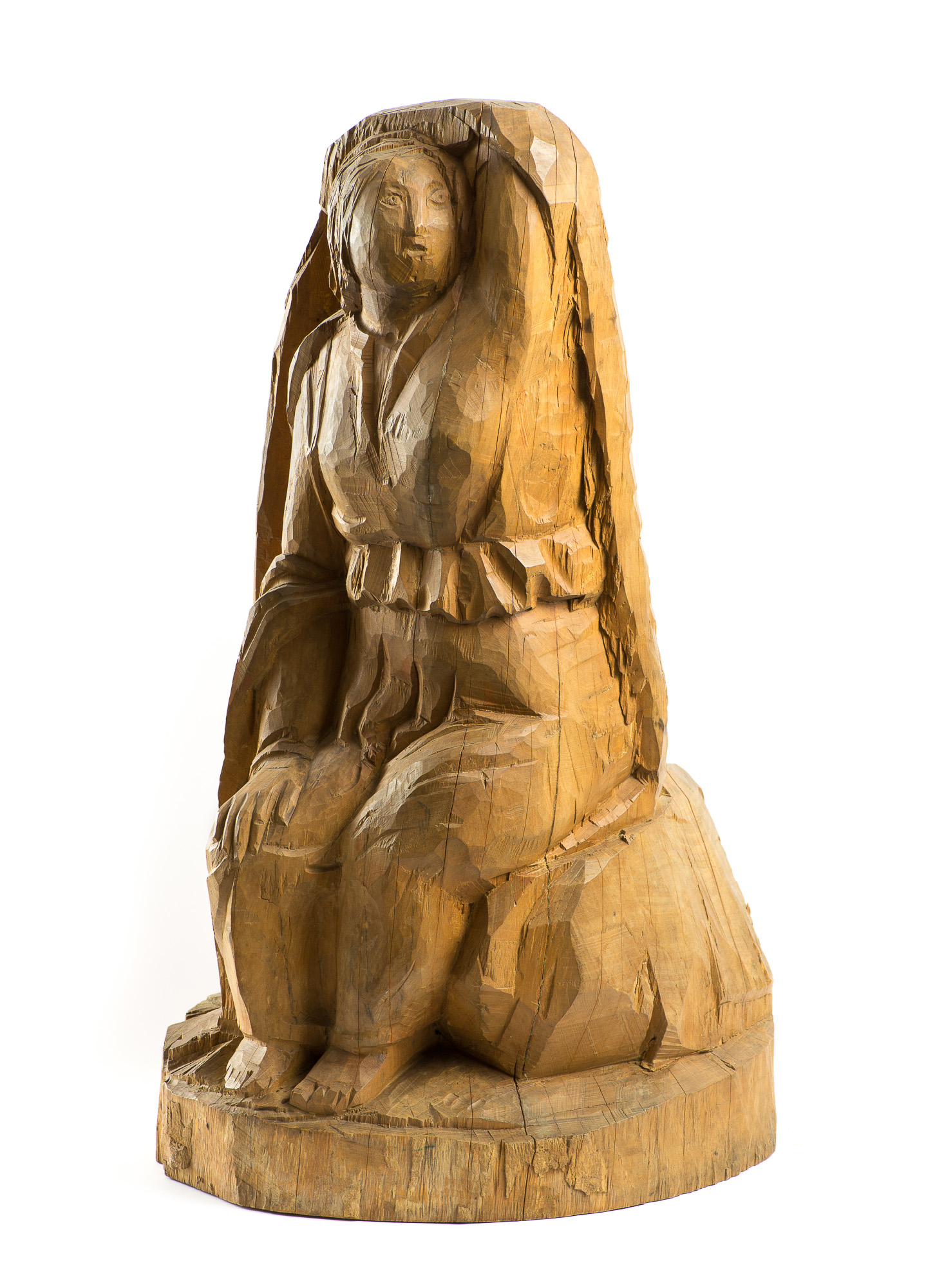 La disperata, Donna seduta con braccio dietro la testa (scultura) di Martini Arturo - ambito italiano (prima metà XX)