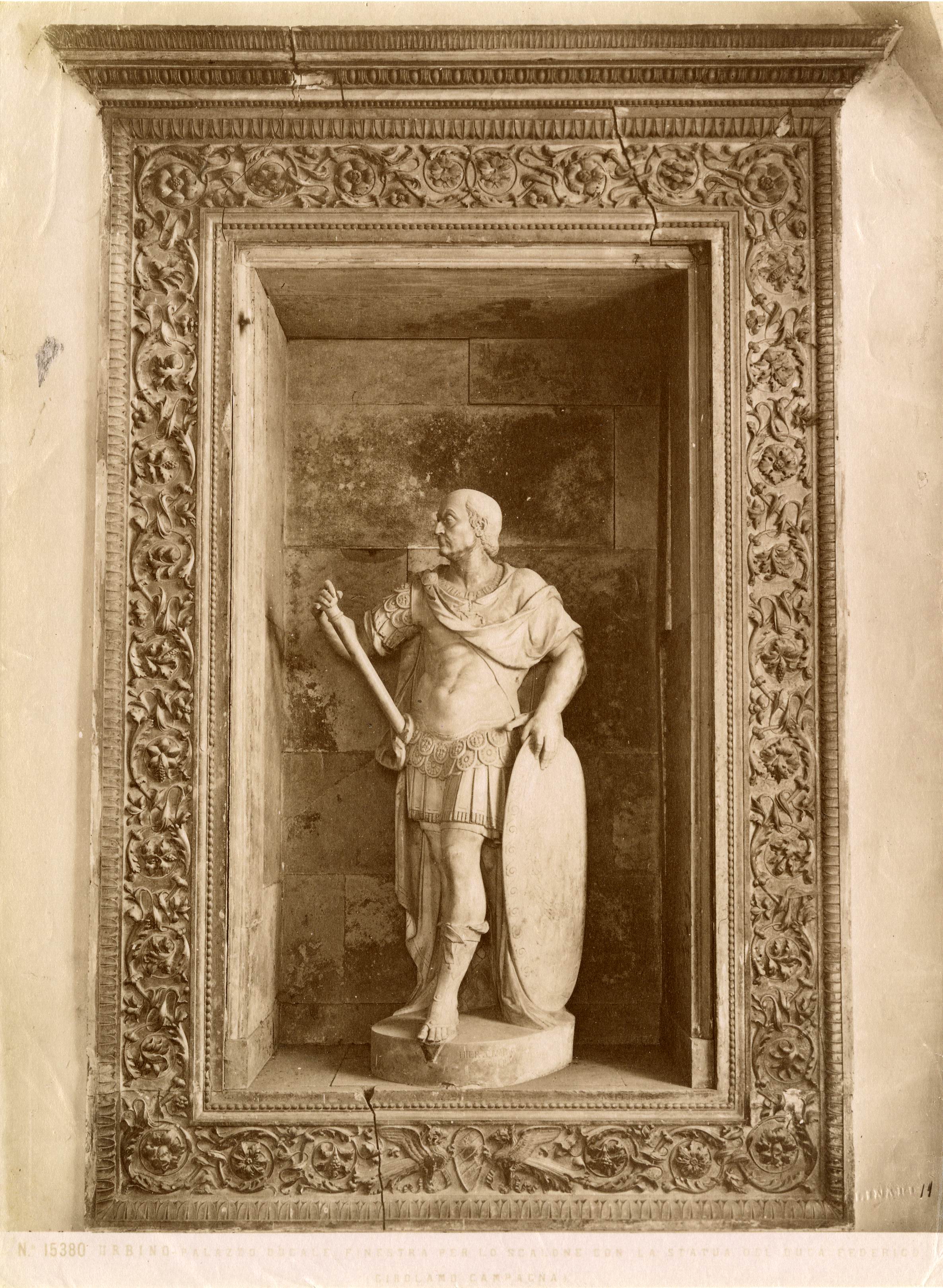 Scultura - Statue <a tutto tondo> - Cornici - Rilievi - Ornati (positivo, elemento-parte componente) di Fratelli Alinari (ditta), Campagna, Girolamo (XIX)