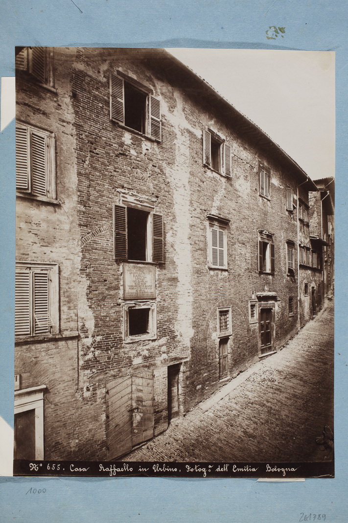 Architettura - Palazzi - Facciate - Secc. XIV e XVII (positivo, elemento-parte componente) di Fotografia dell'Emilia (ditta) (XIX)