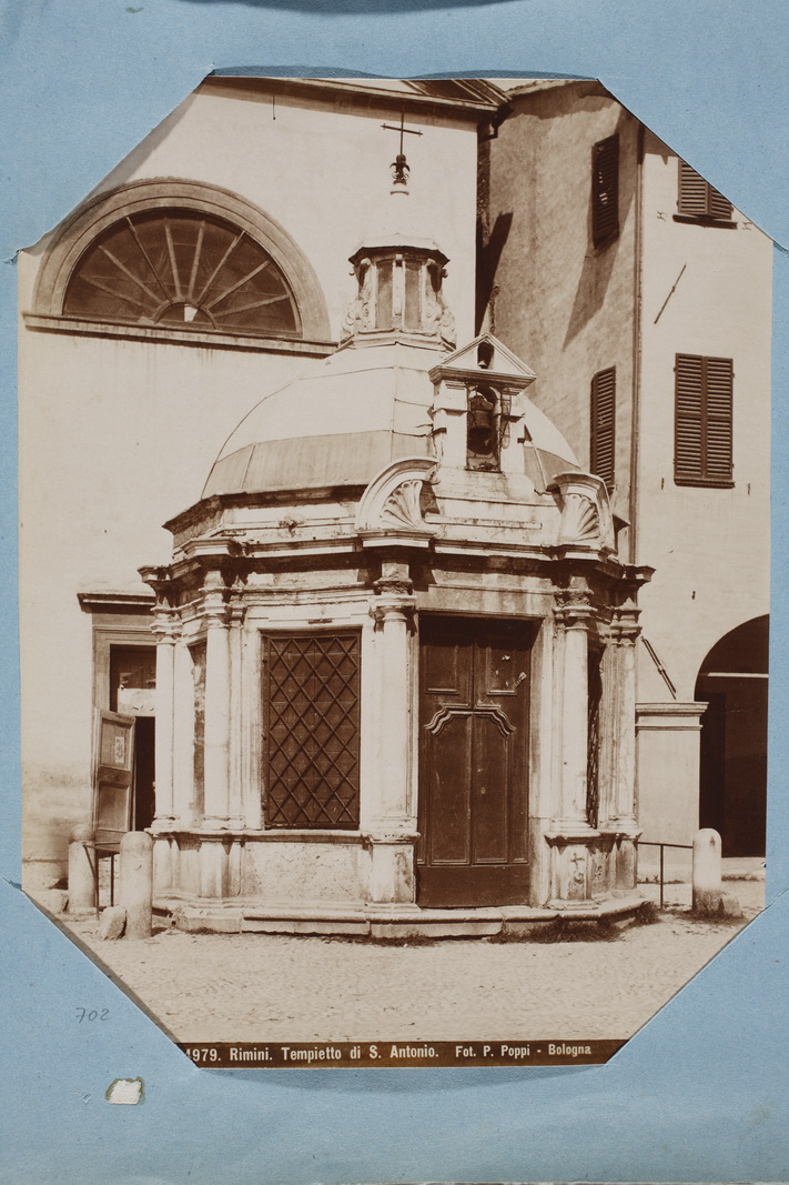Italia - Emilia Romagna - Rimini - Tempietto di Sant'Antonio da Padova (positivo, elemento-parte componente) di Poppi, Pietro (XIX-XX)