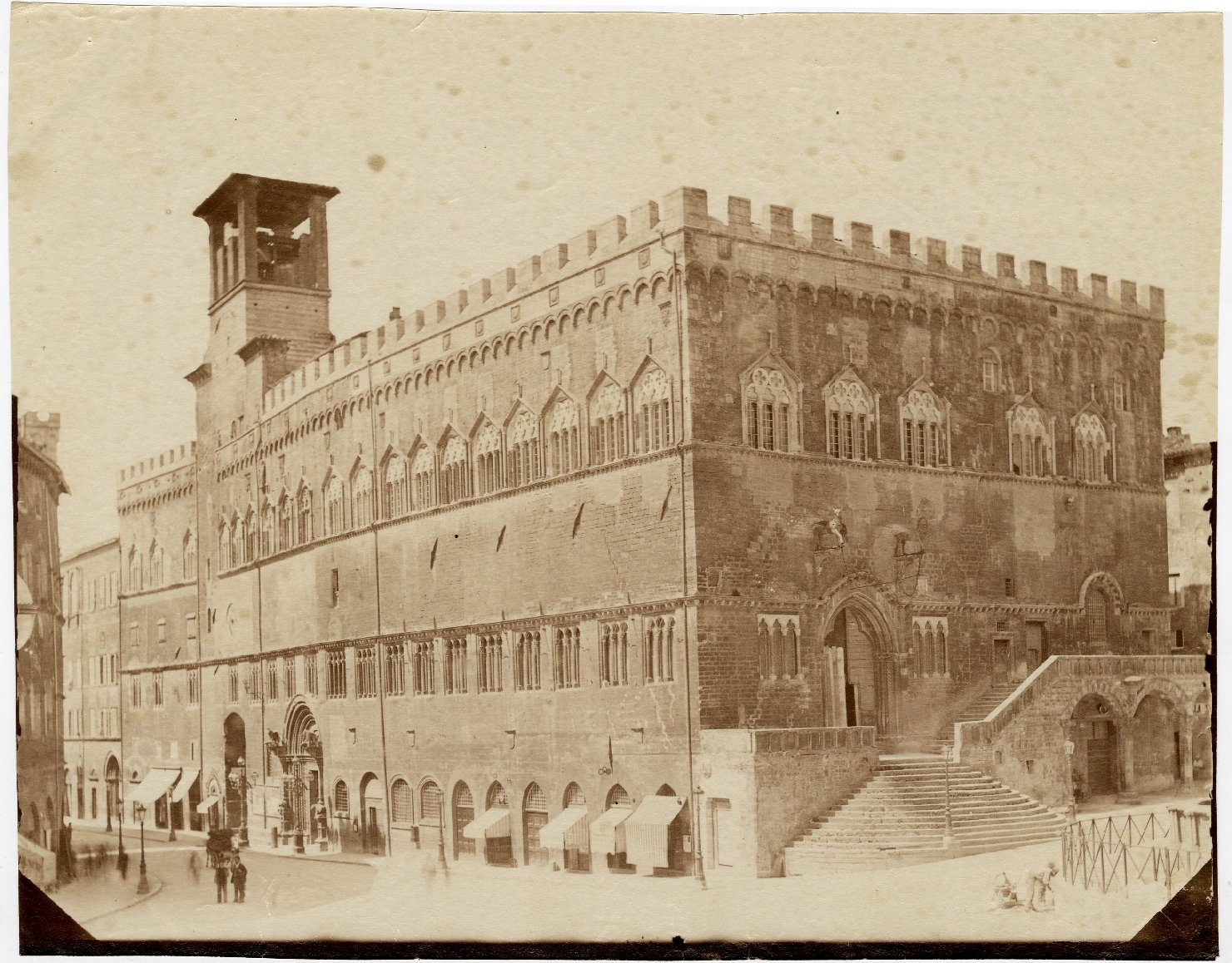 Umbria - Palazzo Comunale <Palazzo dei Priori> (positivo) di Anonimo seconda metà sec XIX (seconda metà XIX)