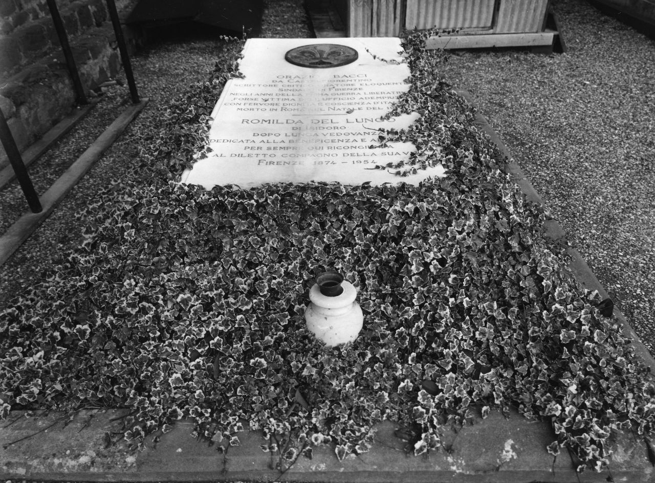 monumento funebre - ambito toscano (sec. XX)