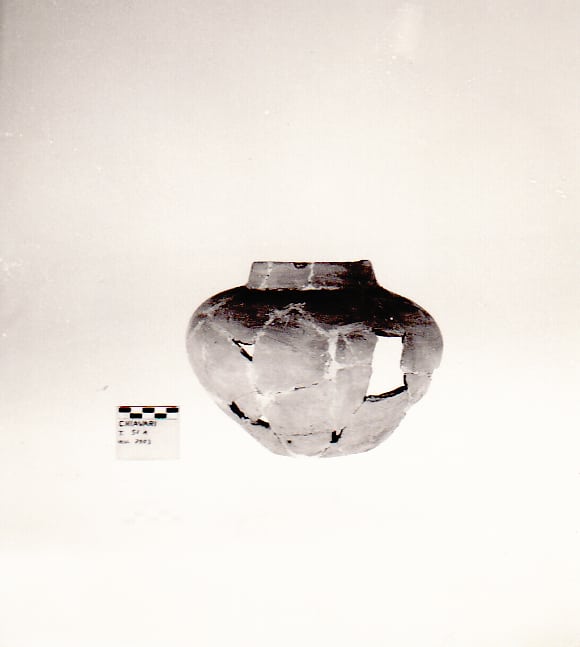 olla, globulare - Cultura Ligure della I° Età del Ferro (VII a.C)