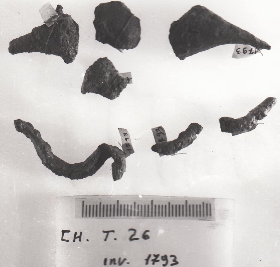 fibula, a navicella (VII a.C)