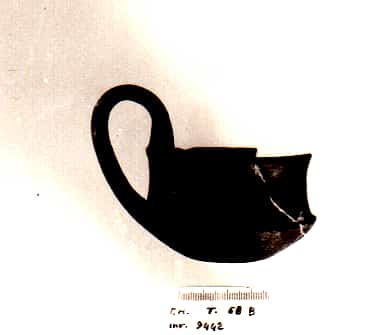 tazza - Cultura Ligure della Prima Età del Ferro (VII a.C)
