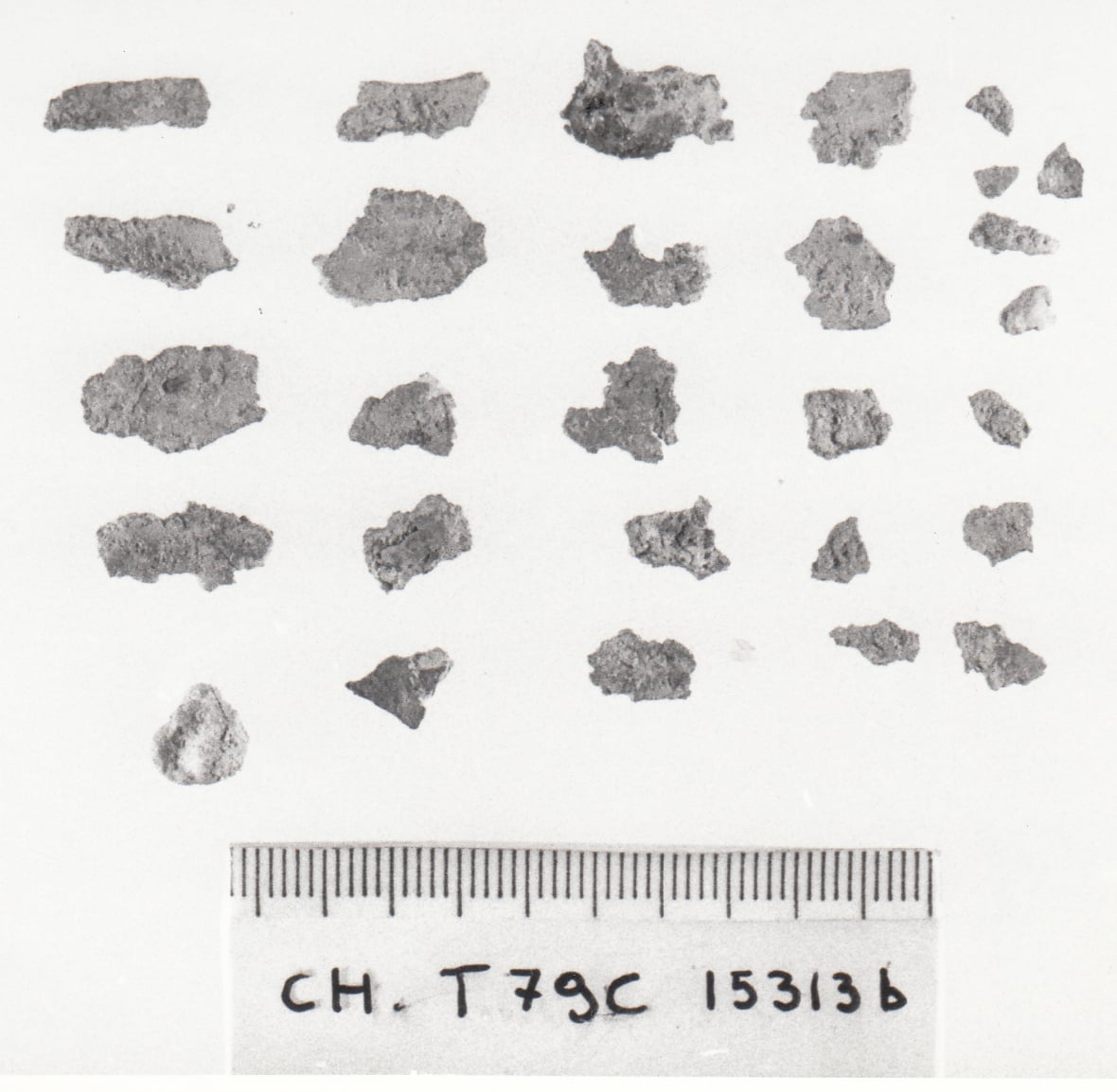 lamina/frammenti non id - cultura ligure della prima età del Ferro (VII a.C)