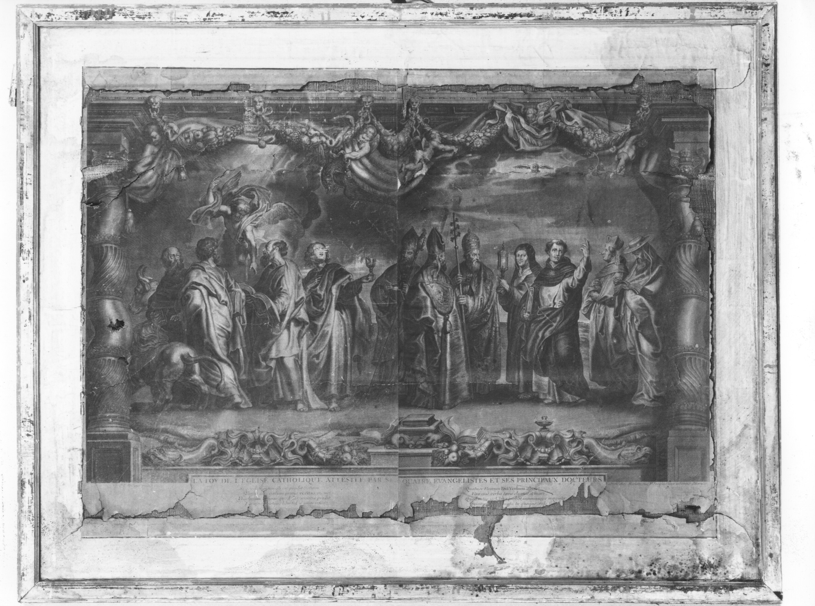 Eucaristia riconosciuta come dogma della chiesa (stampa) di Ragot François il Giovane, Rubens Pieter Paul (fine/ inizio secc. XVII/ XVIII)