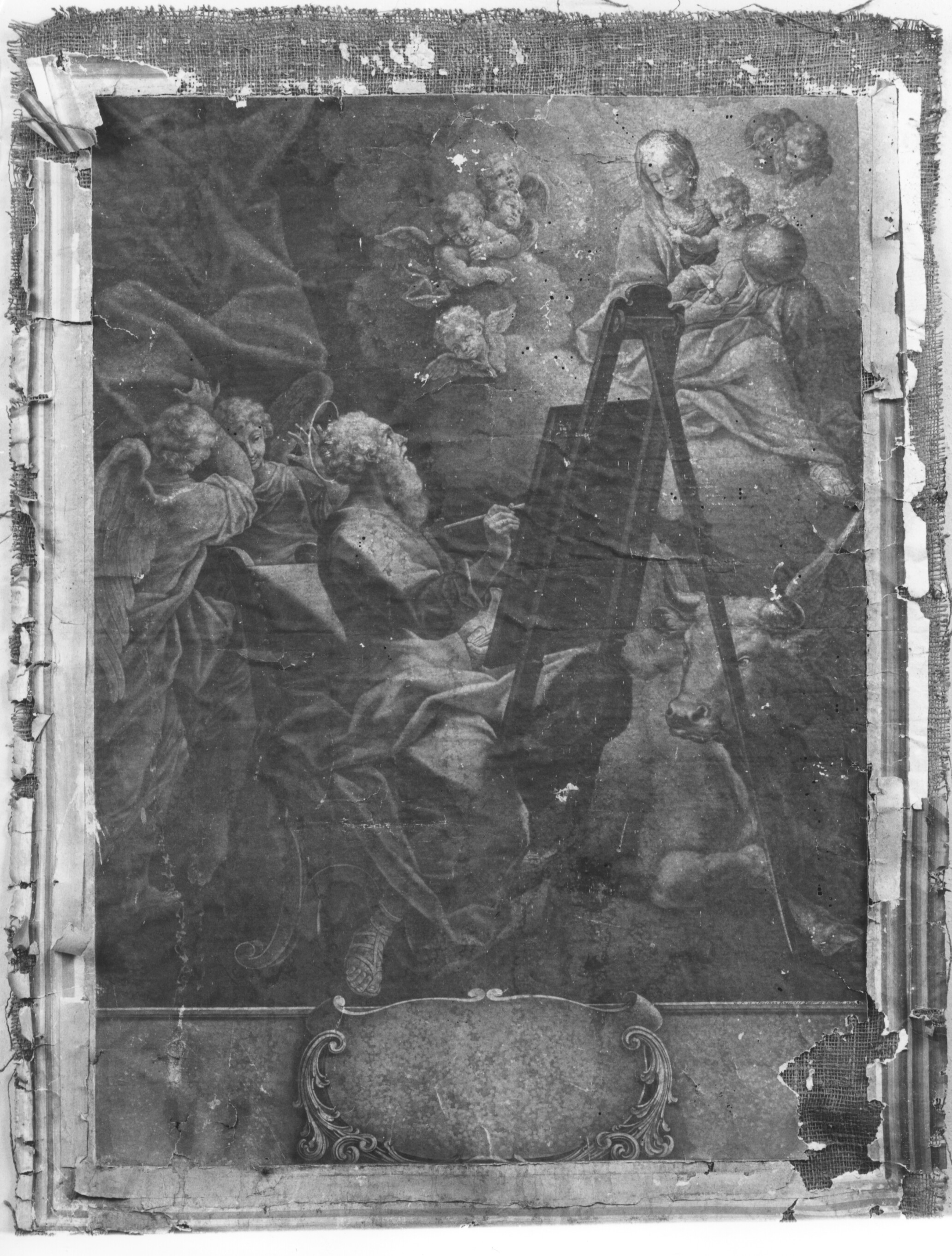 San Luca ritrae la Madonna (stampa) di Rugendas Georg Philipp, Rugendas Christian Johann (sec. XVIII)