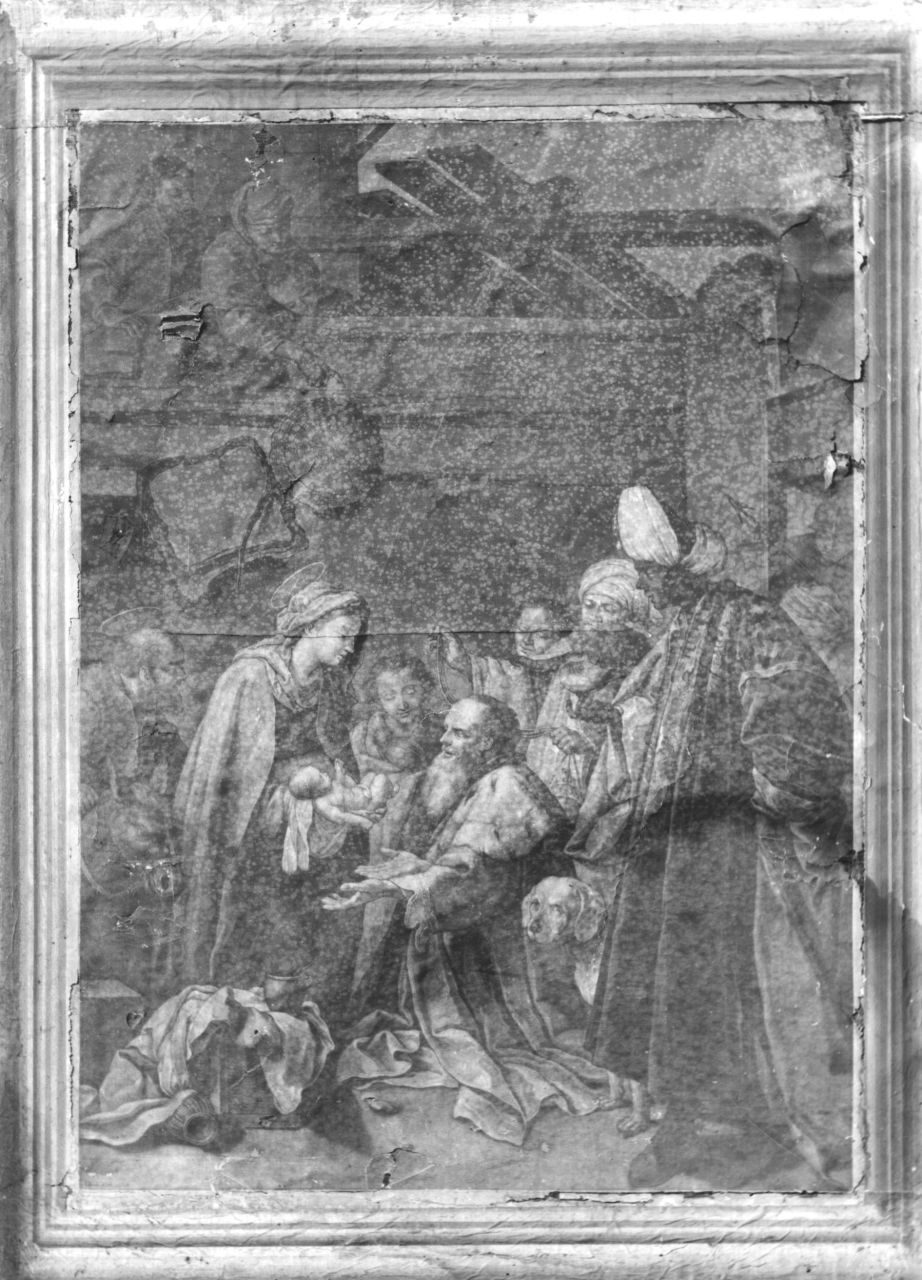 adorazione dei Re Magi (stampa) di Loth Johann Ulrich, Kilian Georg (sec. XVIII)