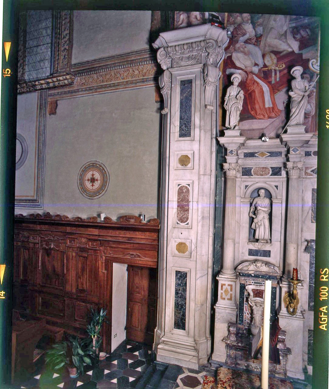 pilastro, serie di Casario Lazzaro, Sarti Bartolomeo, Guido di Niccolò Guidi (fine sec. XVI)