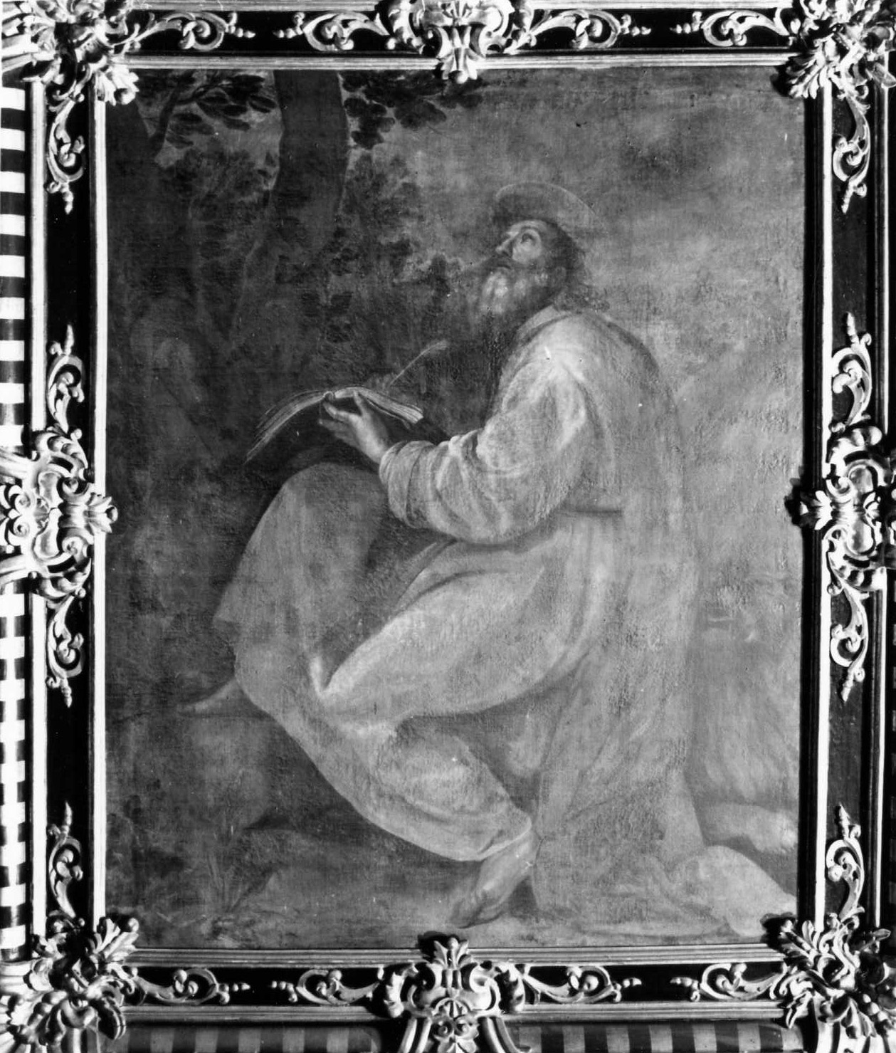 San Marco Evangelista (dipinto) di Rosi Giovanni (sec. XVII)