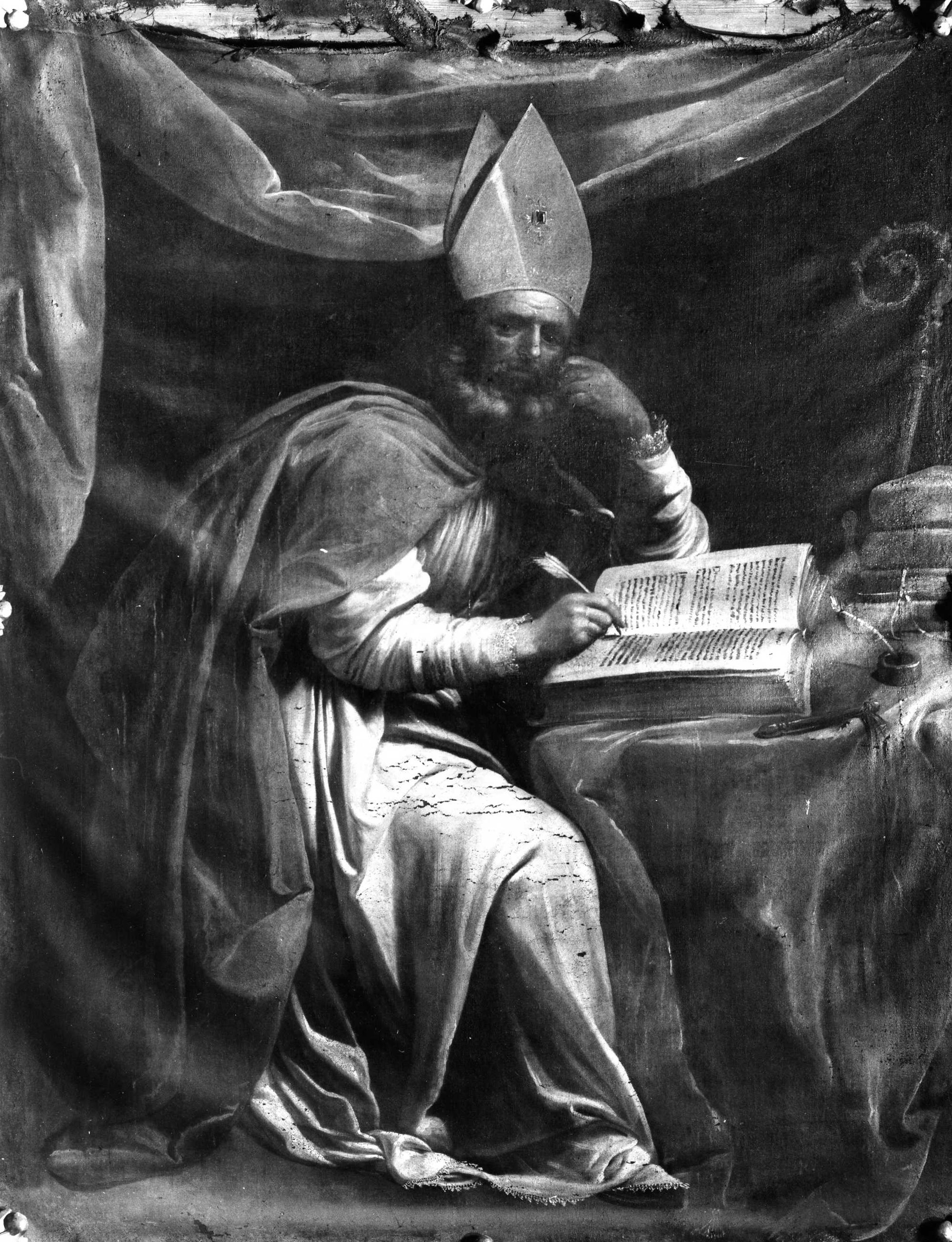 Sant'Ambrogio (dipinto) di Fidani Orazio (sec. XVII)