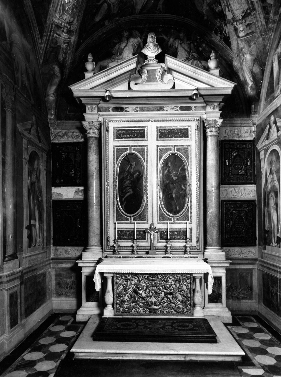 altare - a mensa di Piccardi Jacopo (fine sec. XVI)