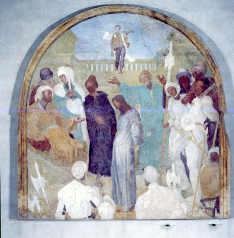 Cristo davanti a Pilato (dipinto) di Pontormo (sec. XVI)