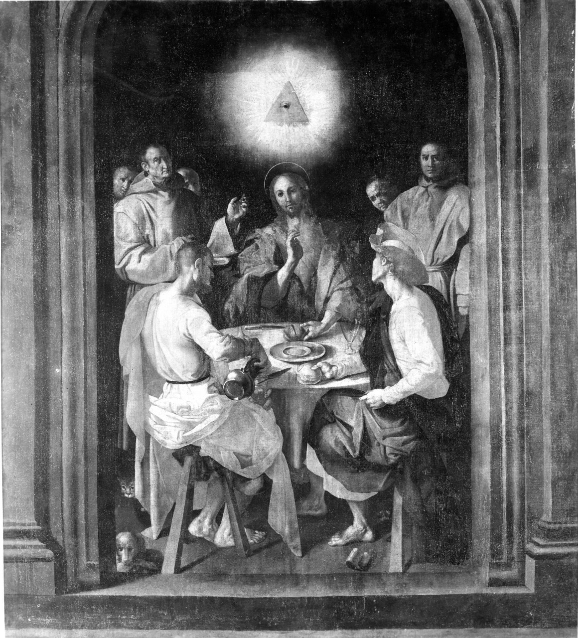 cena in Emmaus (dipinto) di Chimenti Jacopo detto Empoli (sec. XVI)