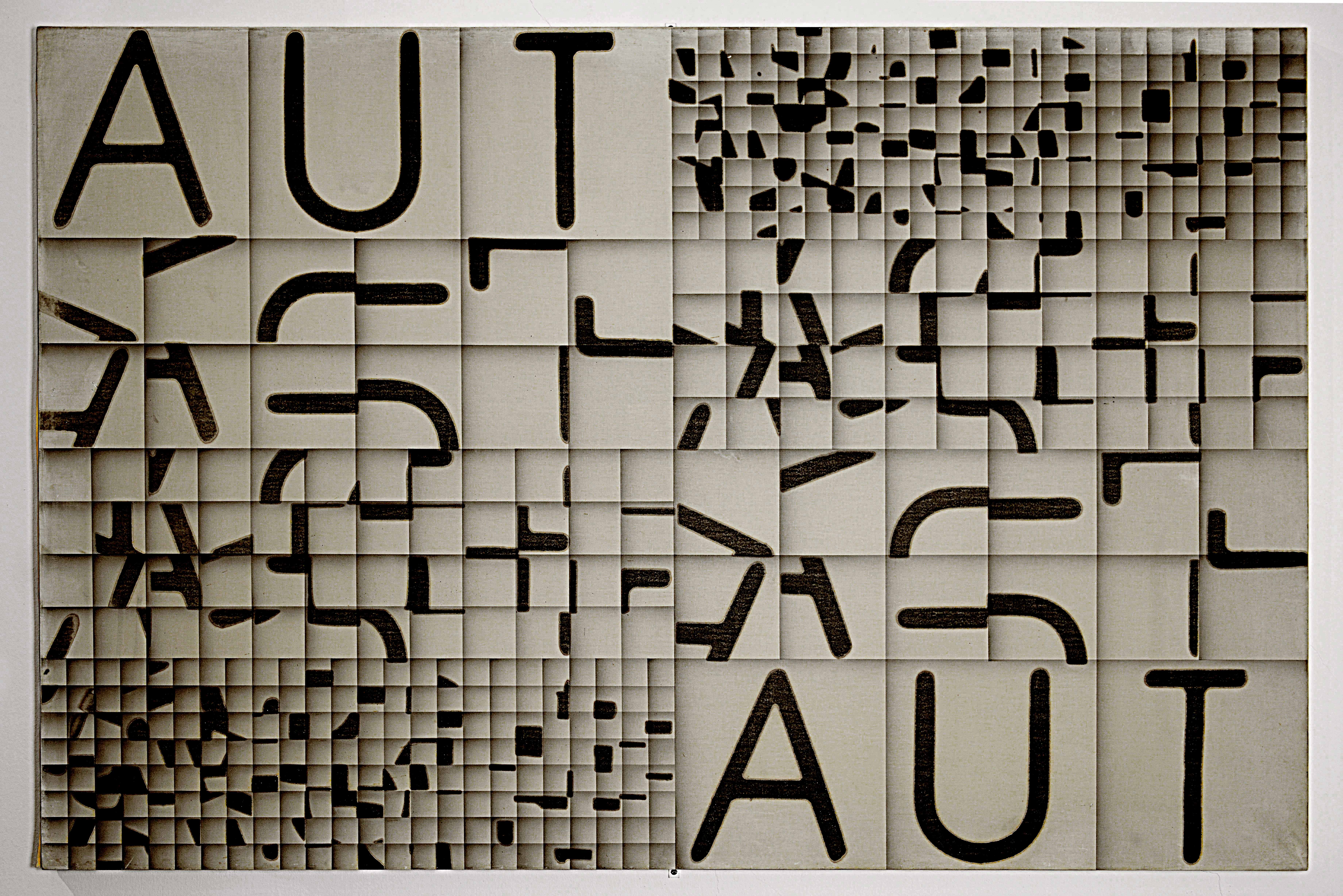 Aut-Aut (tela) di Di Bello, Bruno (sec. XX)