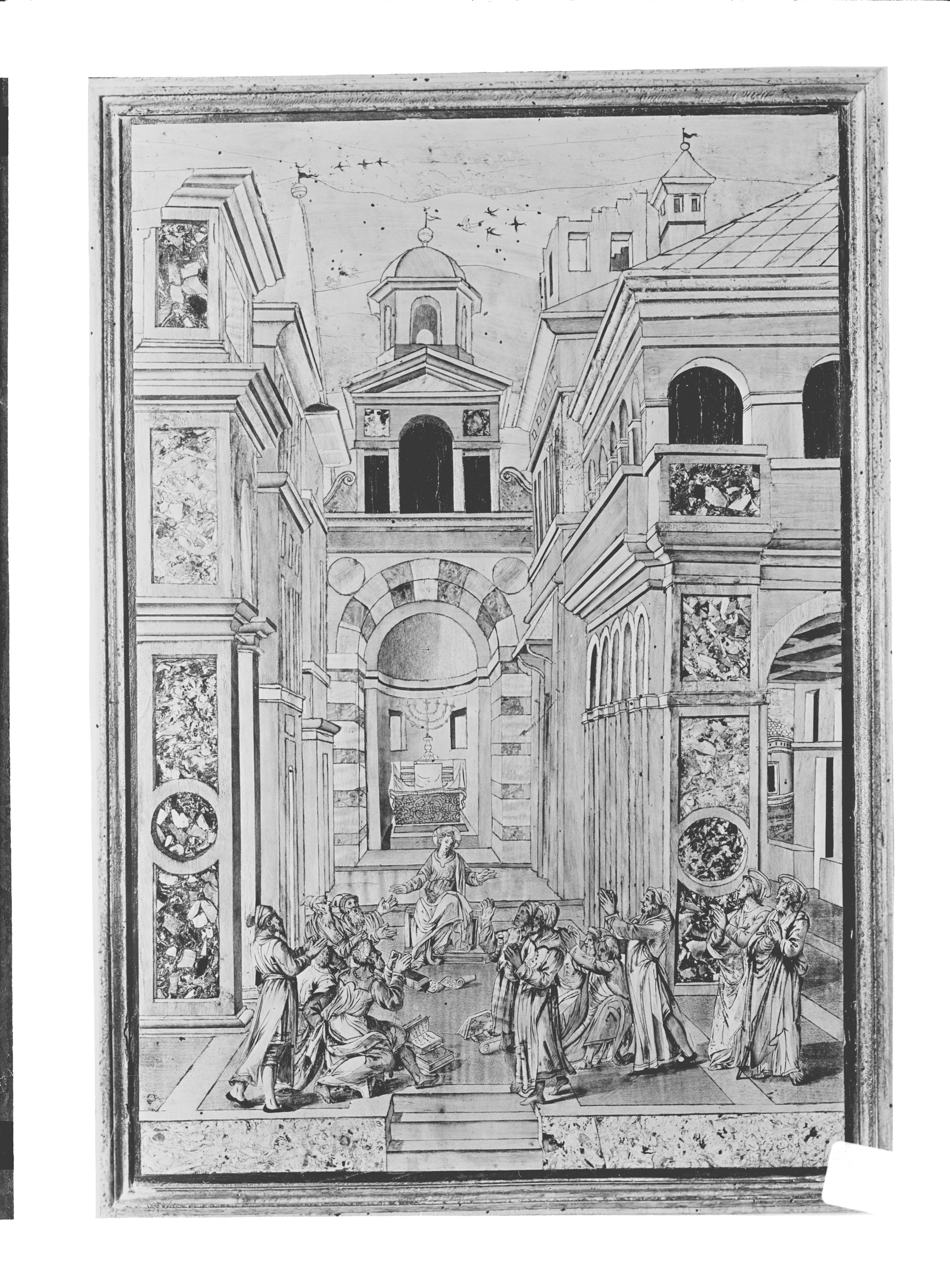 Emilia Romagna - Bologna - Chiesa di San Domenico - Coro (negativo, insieme) di A. Villani & Figli, Damiano Zambelli, Fra (secondo quarto XX)