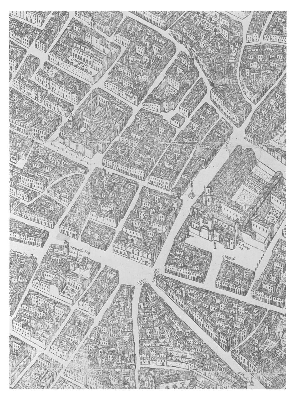 Piante topografiche - Mappe cittadine (negativo) di Fototecnica Bolognese (XX)