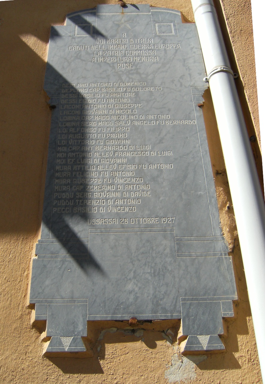 Lapide commemorativa ai caduti