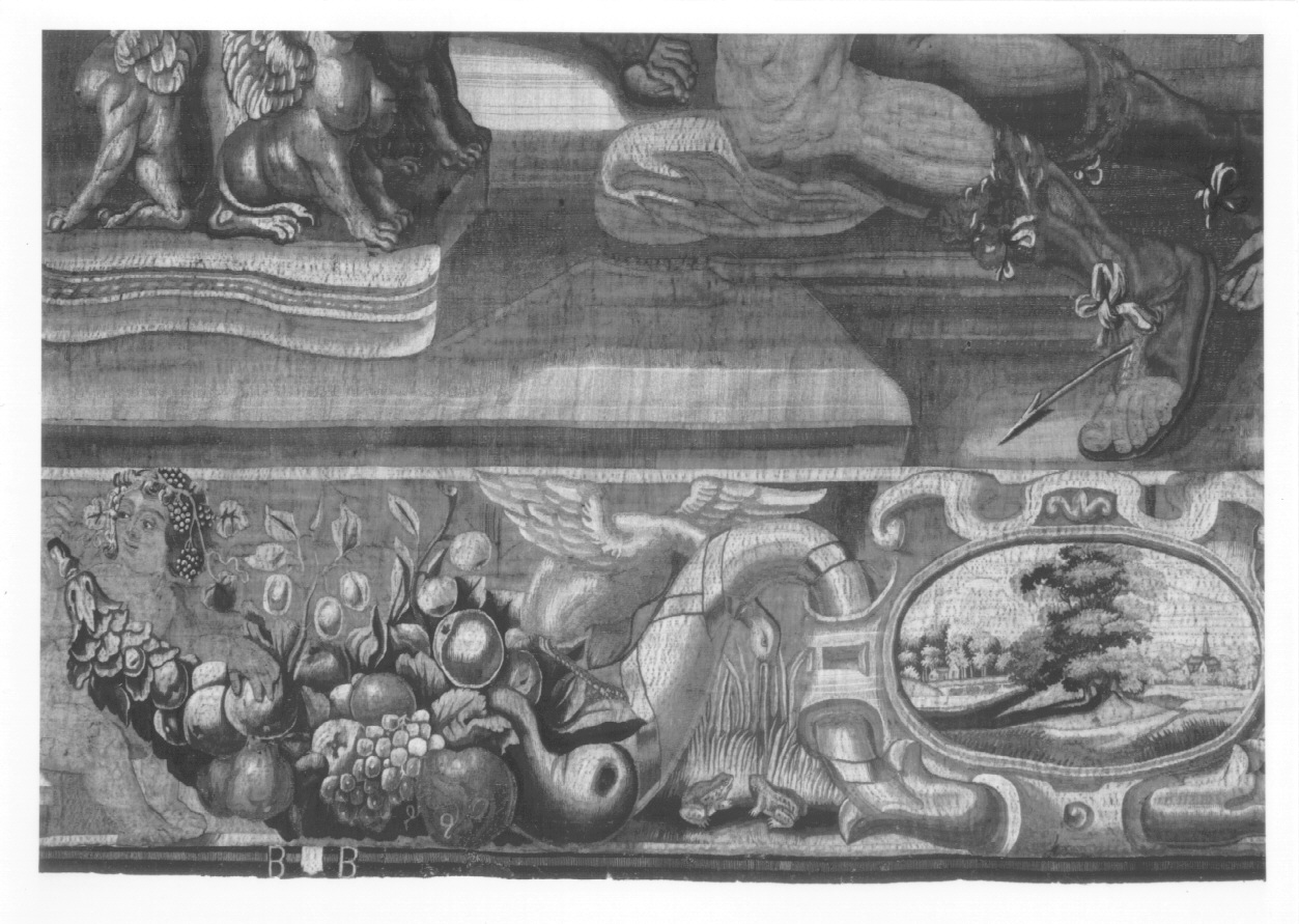 morte di Achille (arazzo, opera isolata) di Raes François, Jordaens Jacob (attribuito) - manifattura di Bruxelles (terzo quarto sec. XVII)