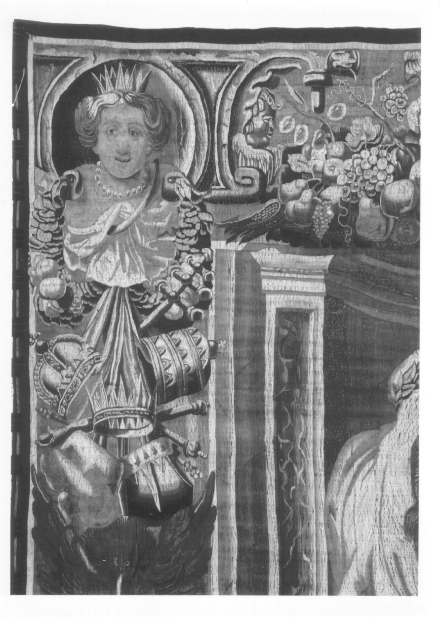 morte di Achille (arazzo, opera isolata) di Raes François, Jordaens Jacob (attribuito) - manifattura di Bruxelles (terzo quarto sec. XVII)