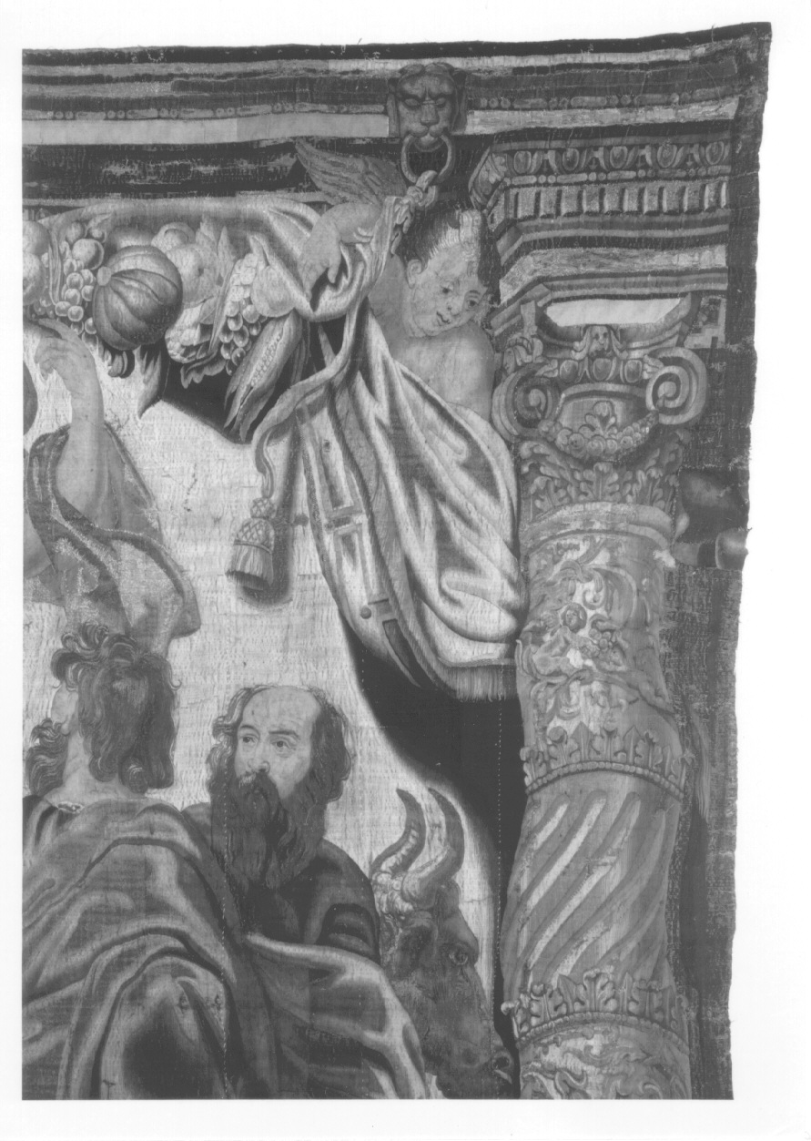 evangelisti (arazzo, opera isolata) di Rubens Pieter Paul (e aiuti), Van den Hecke Frans - manifattura di Bruxelles (terzo quarto sec. XVII)