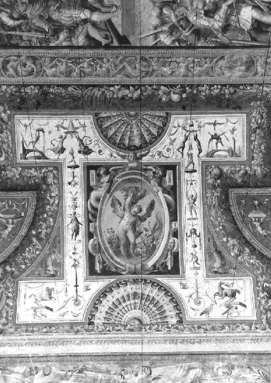 Amor sacro e Amor profano; Motivi decorativi a grottesche (decorazione pittorica) di Procaccini Ercole, Baglione Cesare, Paganino Giovan Antonio (sec. XVI)