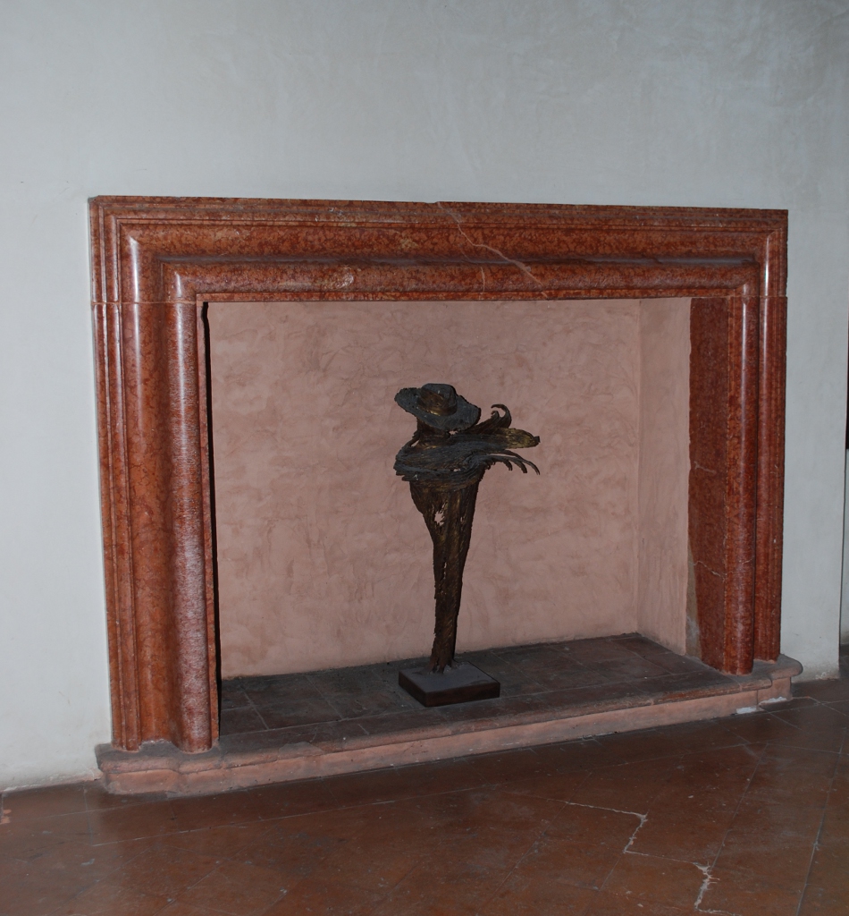 mostra di camino - ambito emiliano (prima metà sec. XVIII)