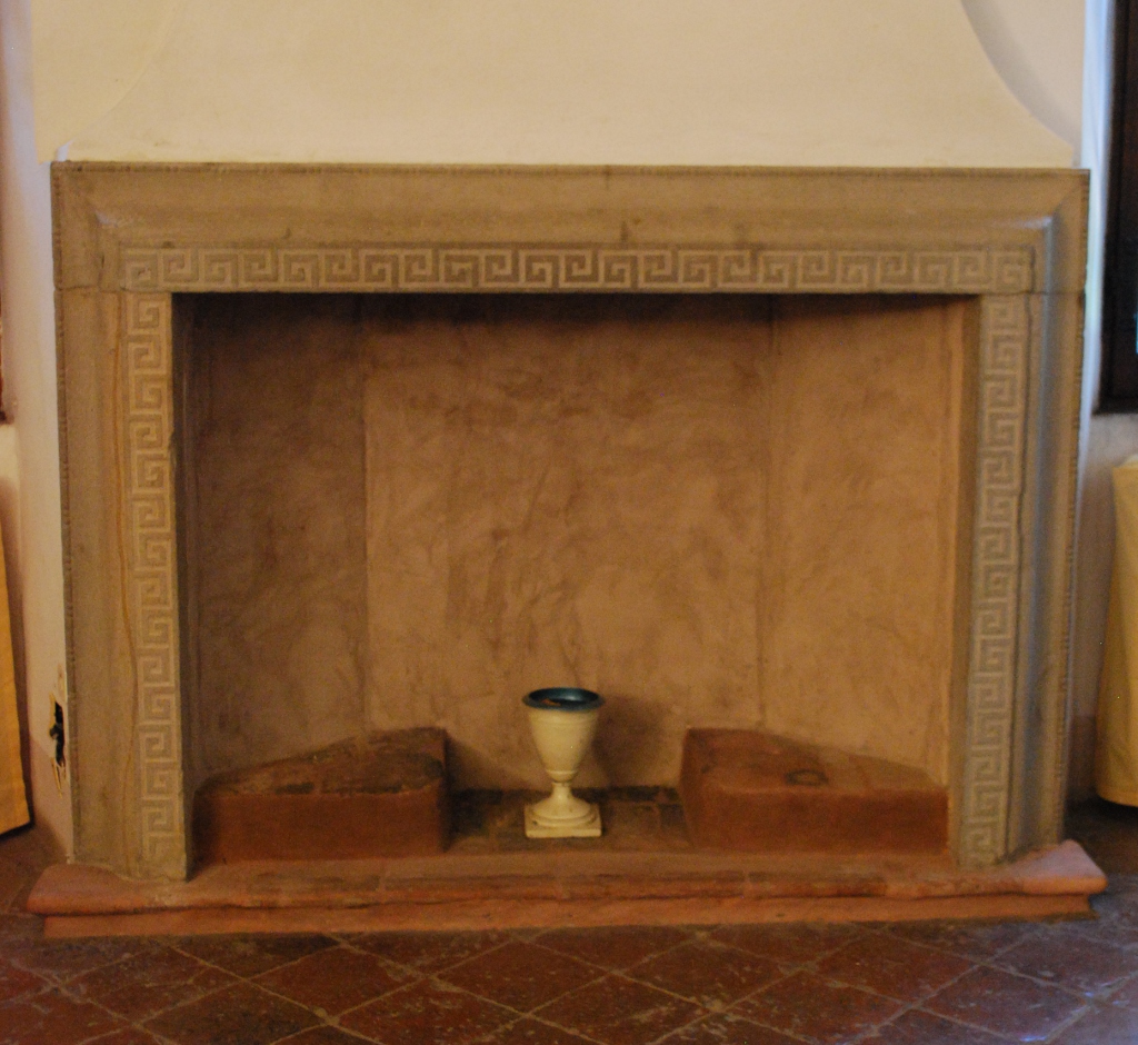 mostra di camino - ambito emiliano (ultimo quarto sec. XVI)