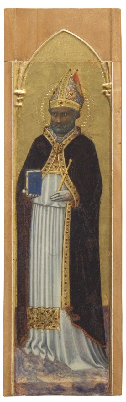 Sant'Ambrogio, Pala dell'Arte della Lana, Sant'Ambrogio (dipinto) di Stefano di Giovanni di Consolo detto Sassetta (sec. XV)