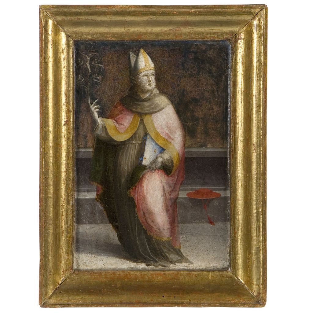 San Bonaventura (scomparto di predella, elemento d'insieme) di Beccafumi Domenico detto Mecarino (attribuito) (sec. XVI)