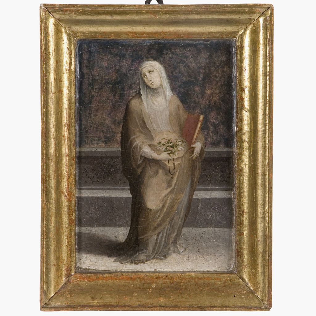 Santa Elisabetta d'Ungheria (scomparto di predella, elemento d'insieme) di Beccafumi Domenico detto Mecarino (attribuito) (sec. XVI)